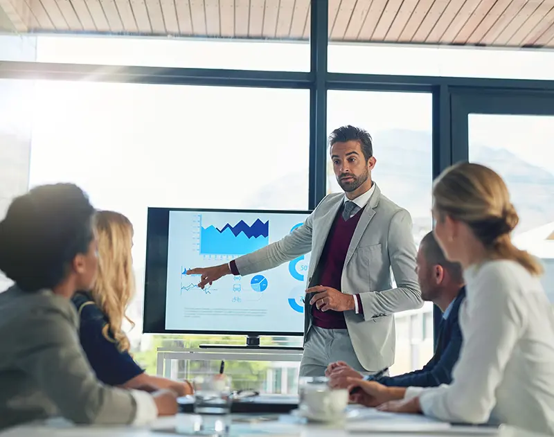 Business audit with graphs