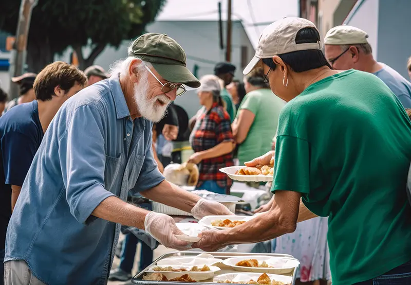 Nonprofit food drive