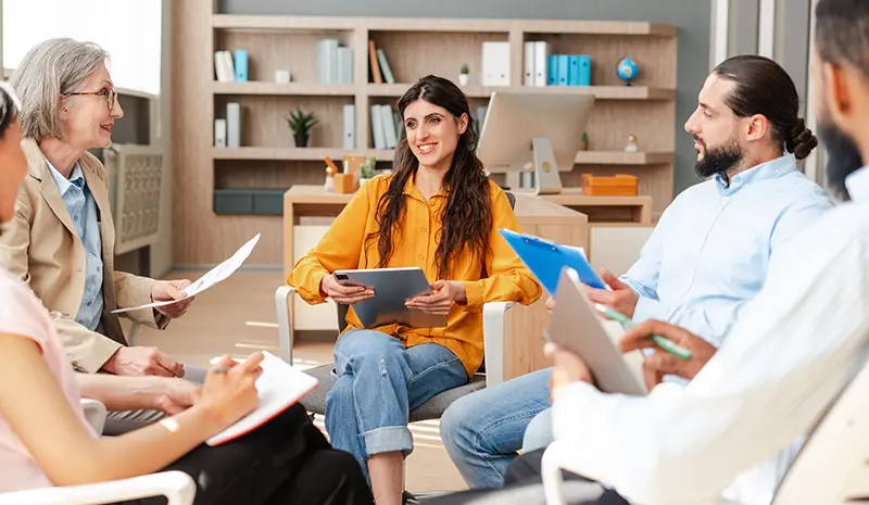 School admin meeting