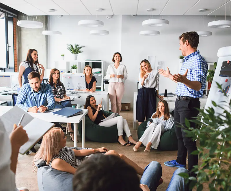 Business valuation meeting